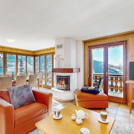 Balcons Du Soleil Y2 211 - Quiet Apartment 6 Pers Veysonnaz Kültér fotó