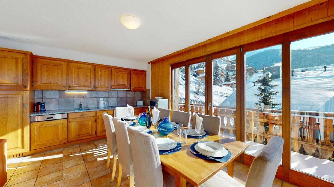 Balcons Du Soleil Y2 211 - Quiet Apartment 6 Pers Veysonnaz Kültér fotó