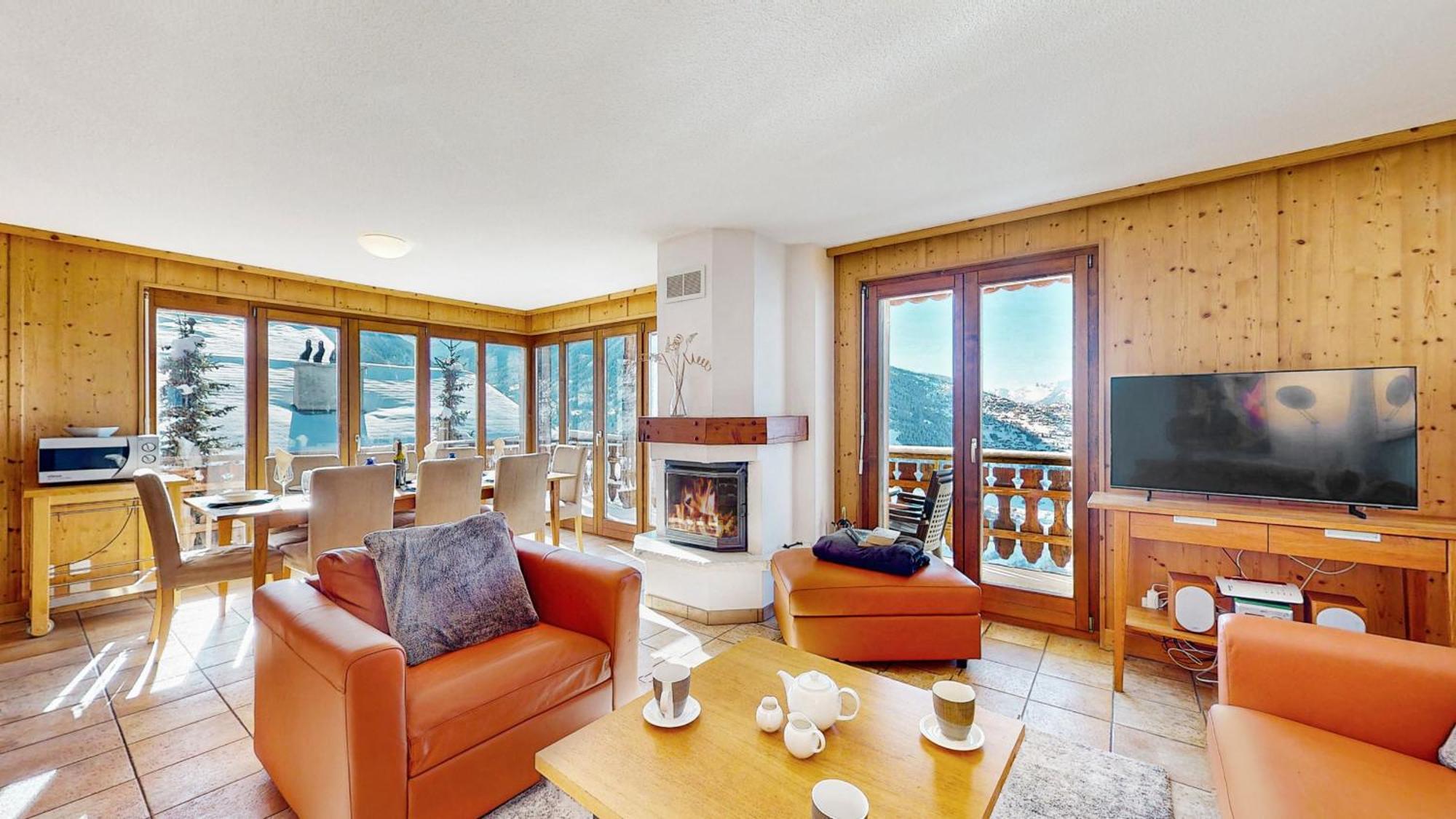Balcons Du Soleil Y2 211 - Quiet Apartment 6 Pers Veysonnaz Kültér fotó