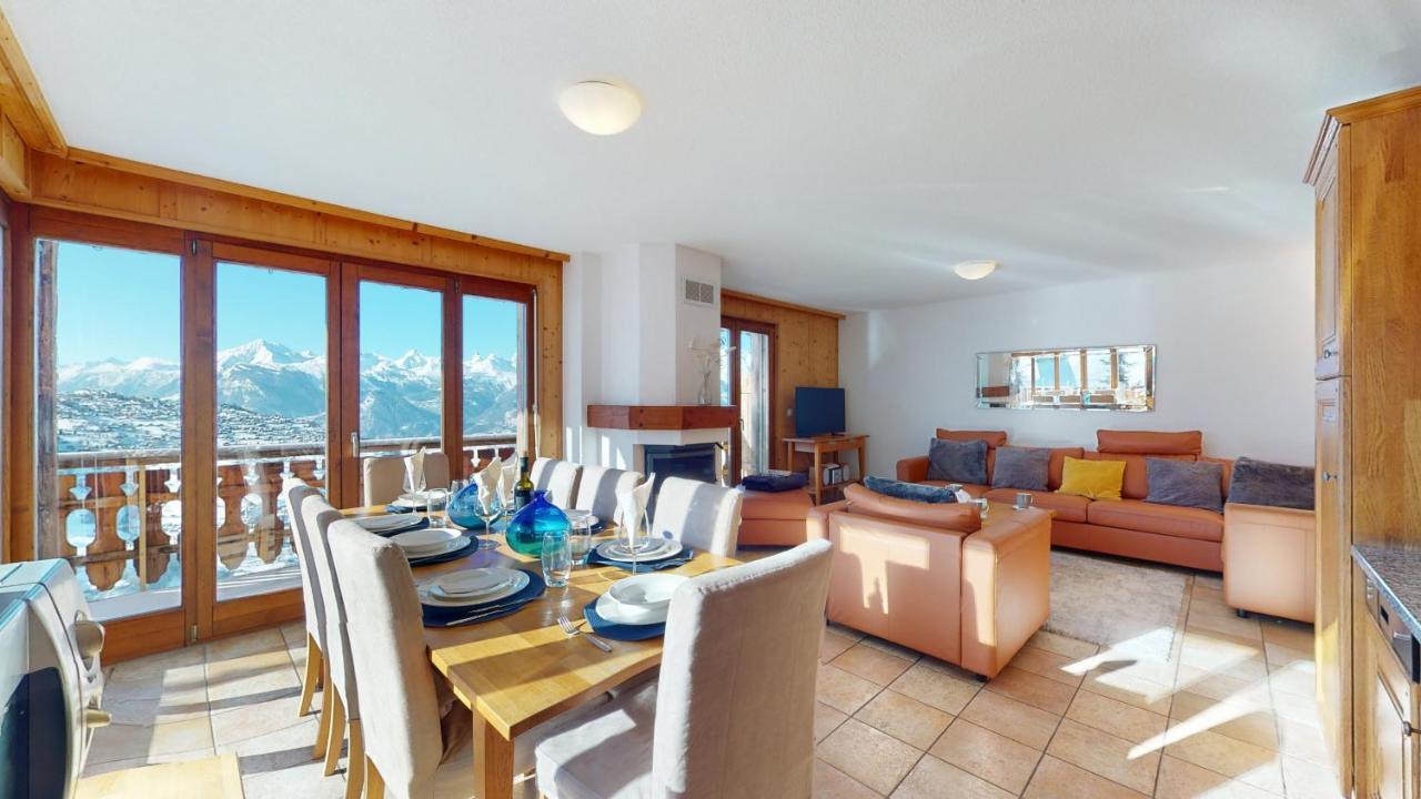 Balcons Du Soleil Y2 211 - Quiet Apartment 6 Pers Veysonnaz Kültér fotó